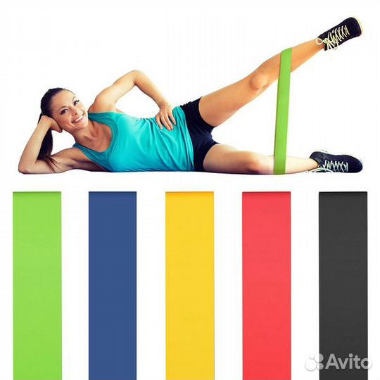 Набор эластичных лент для фитнеса Exercise Resista