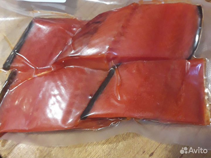 Нерка копчёная кусочками