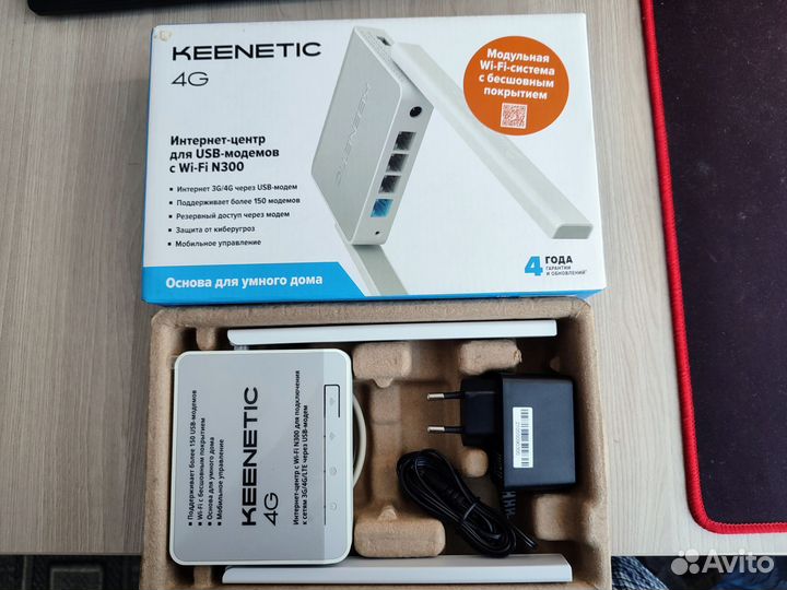 Wi-fi роутер для 4g модемов Keenetic n300 (kn1211)