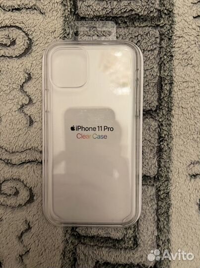 iPhone 11 pro/pro max silicone/clear case (Ориг)