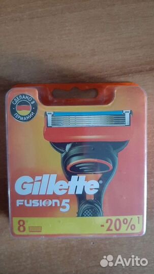 Кассеты gillette mach 3, fusion