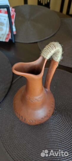 Новый графин глиняный