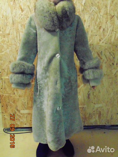 Шуба, мутон, для девочки