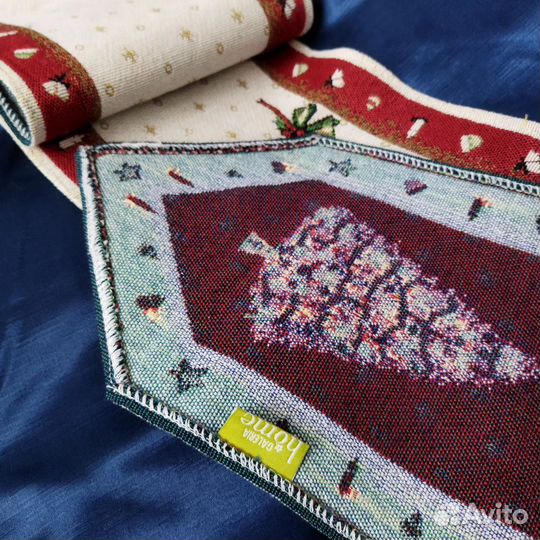 Новогодний декор, дорожка, салфетка