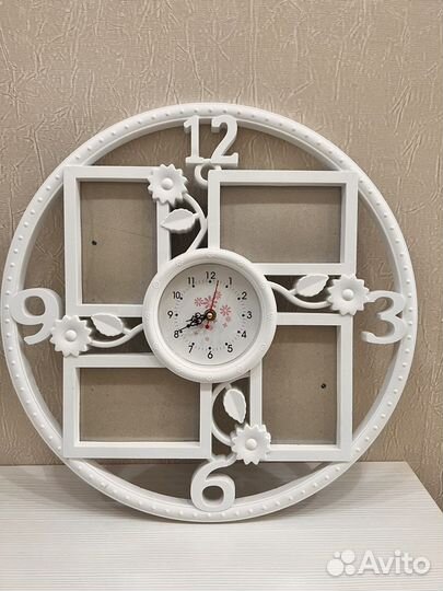 Часы настенные с фоторамками