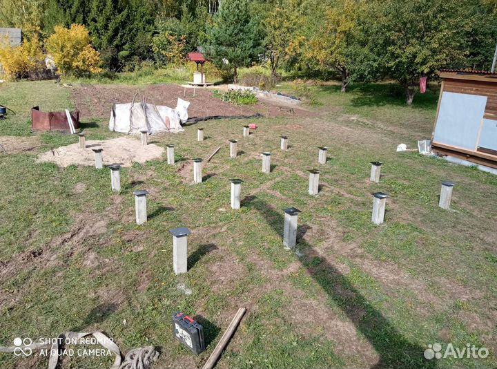 Фундамент из жб сваи