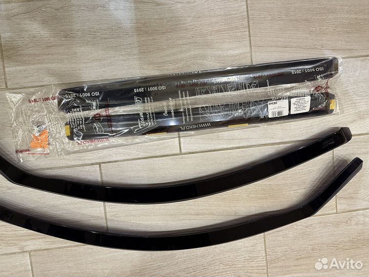 Дефлекторы окон вставные skoda kodiaq heko