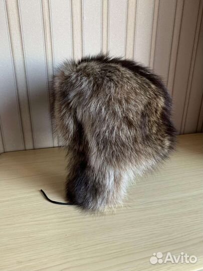 Новая Шапка из меха енота 54/56р