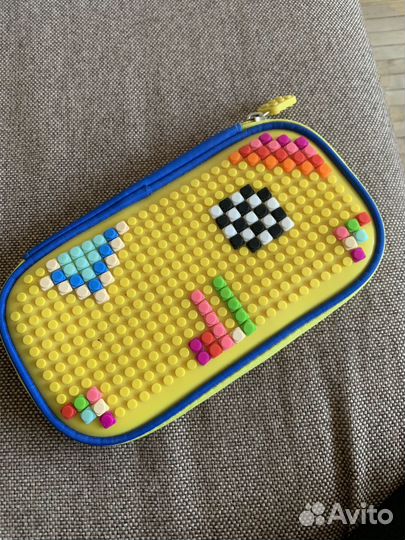 Пенал школьный с мозаикой