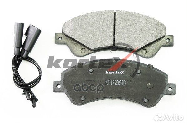 Колодки тормозные дисковые перед KT1723STD kortex