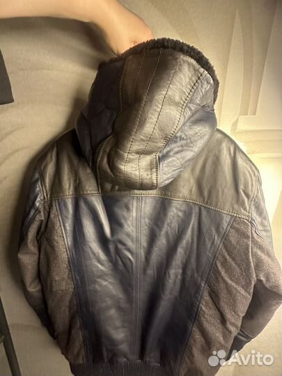 Дубленка кожаная натуральная мужская