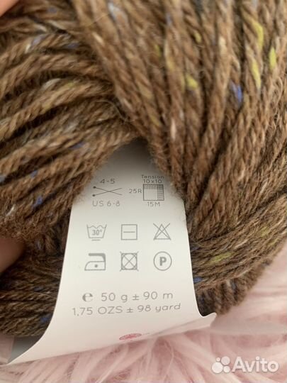 Пряжа laines du nord aran tweed