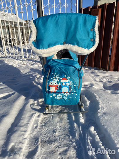 Санки-коляска nika