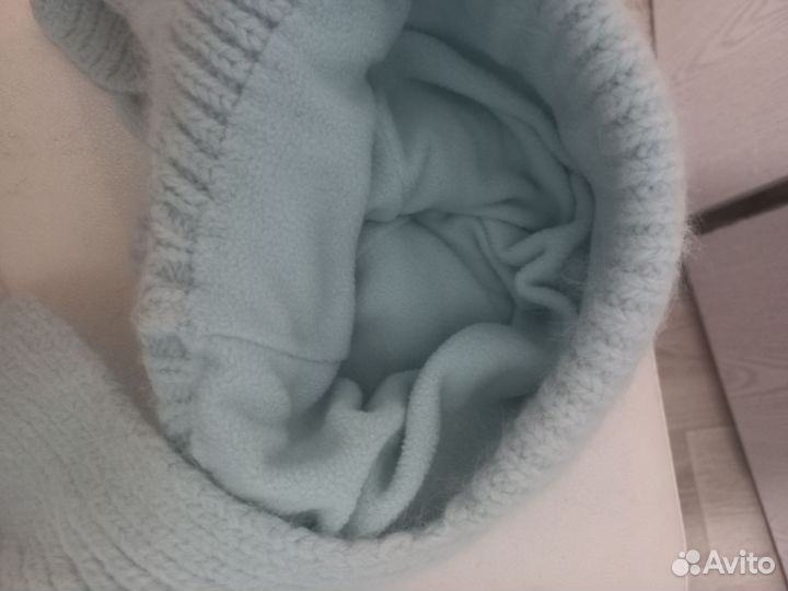 Шапка с ушами зимняя