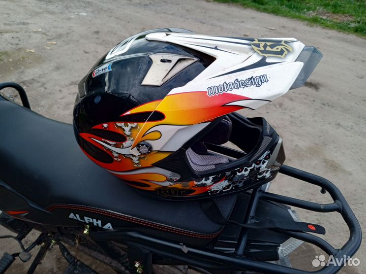 Шлем для мотокросса бу