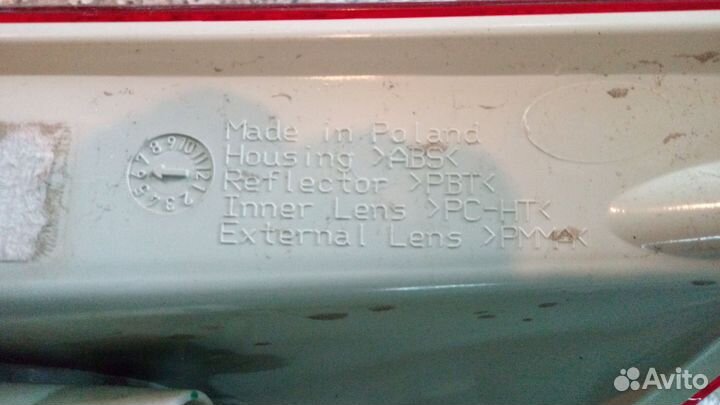 Фонарь задний наружный правый для Опель Астра Джей