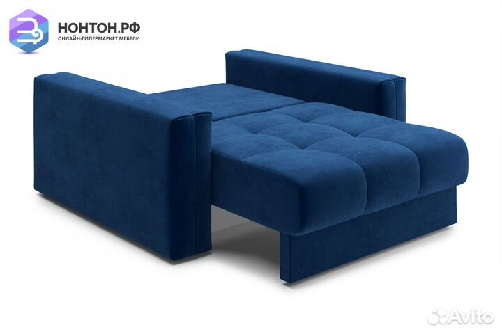 Кресло тик-так Монарх темно-синее