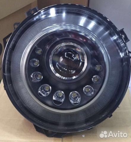 Фары на Гелик Mansory с бегающими кристаллами 2007