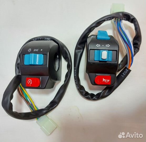 Блок переключателей (пульт) +ручка тормоза с датчи