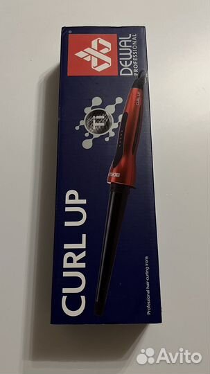 Плойка для волос конусная титан + турмалин