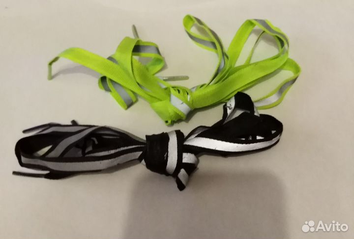 Шнурки д/ обуви светоотраж, 2 пары, длина110 см