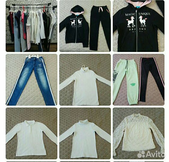 Вещи для девочки пакет р 134-140, 146-152