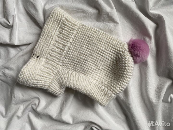 Шапочка для девочки 6 месяцев