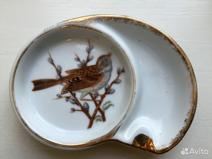 Набор из 4 винтажных пепельниц-подставок, Япония