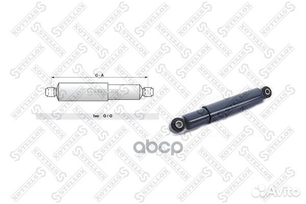 87-04801-SX амортизатор подвески 320-468 O/O 2