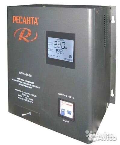 Стабилизатор напряжения спн- 5 500 (8300Вт)