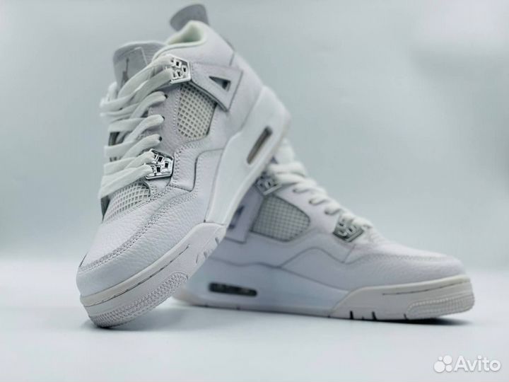 Кроссовки Nike Air Jordan 4 Белые