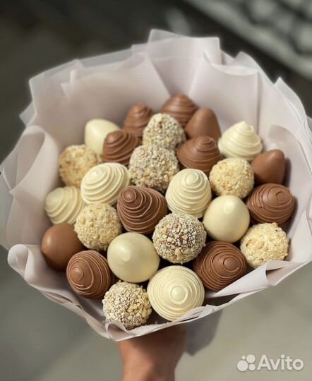 Букет из клубники в шоколаде