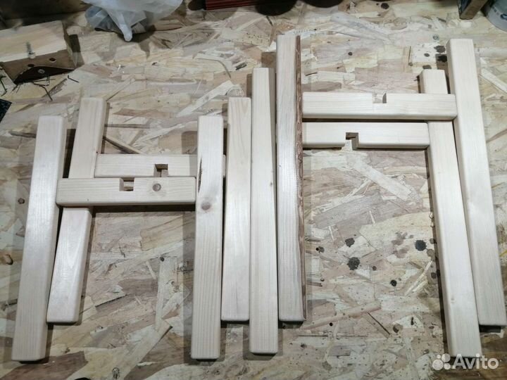 Подставка для цветов напольная деревянная