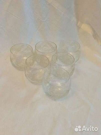Стаканы, рюмки, фужеры,бокалы по 6 шт