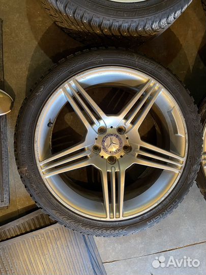 Комплект колес r18 mercedes зима шипы