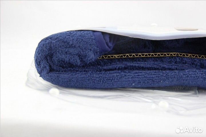 Набор для сауны мужской 100 хлопок Турция синий