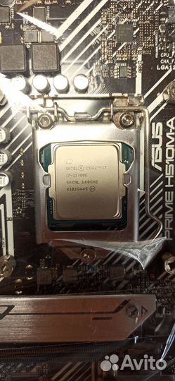 Intel Core I7 11700k + Asus Prime H510M-A