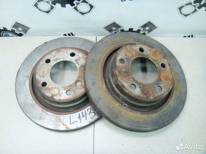 Диск тормозной задний Bmw 3 E46 M54 2003