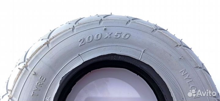 Покрышка 200х50 с камерой для инвалидной коляски