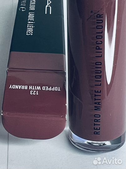 Mac Retro Matte Помада#Topped with Brandy Новая