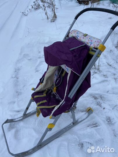 Коляска санки