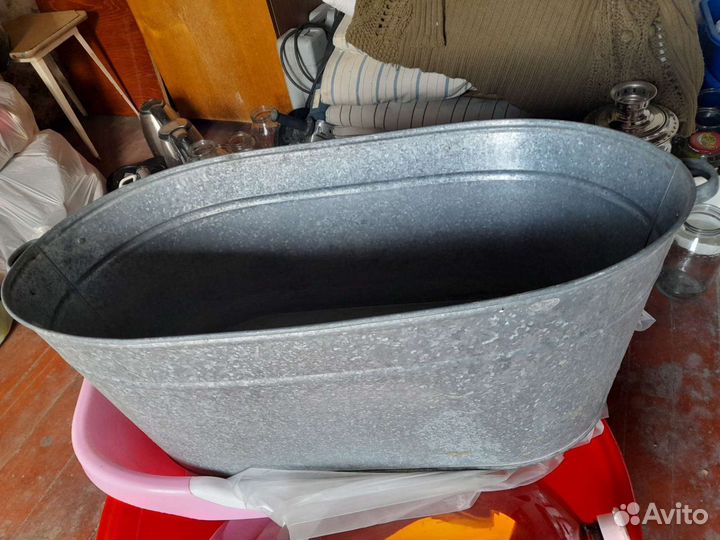 Выварки оцинкованные, кастрюли и многое другое