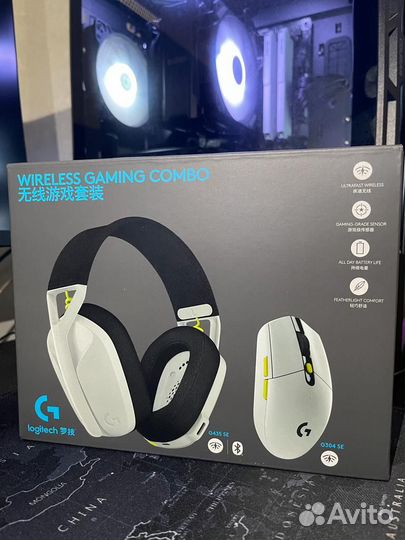 Набор наушники Logitech G435 SE + мышь G304 SE