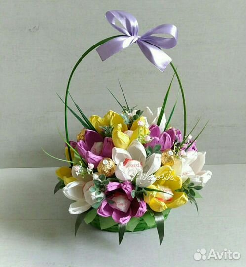 Букеты из конфет