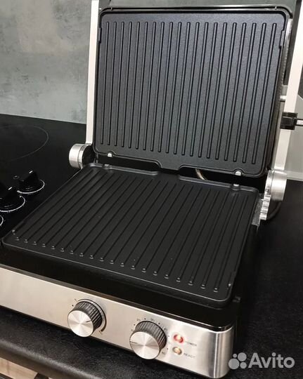 Электрогриль 2 в 1 новый
