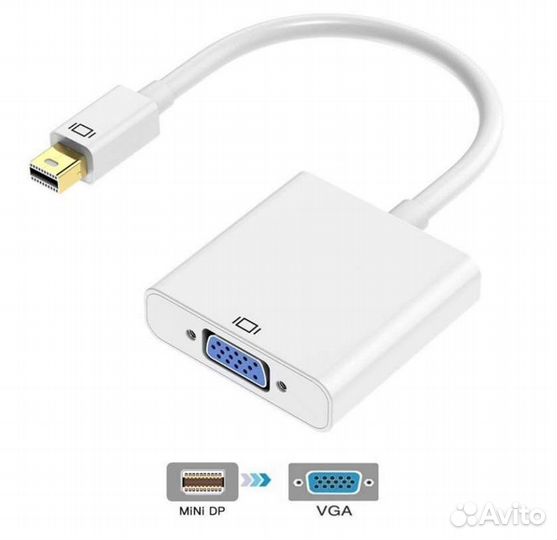 Переходник Mini DisplayPort Thunderbolt на VGA