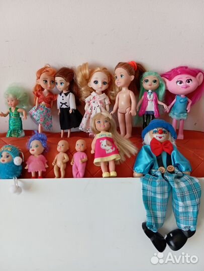 Куколки маленькие 13 шт пакетом