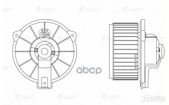 Э/вентилятор отоп. для а/м Toyota Corolla (01)