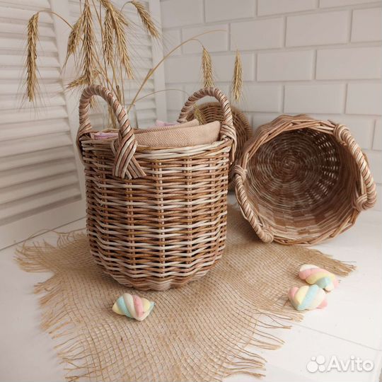 Корзина плетеная для хранения