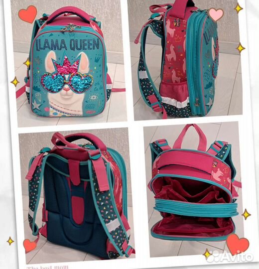 Рюкзак школьный для девочки бу